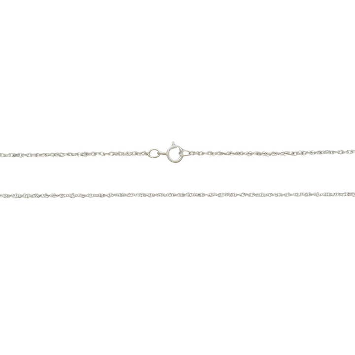 Rope Chain 1.1mm 16" with Spring Ring - Sterling Silver for wholesale by Kamal