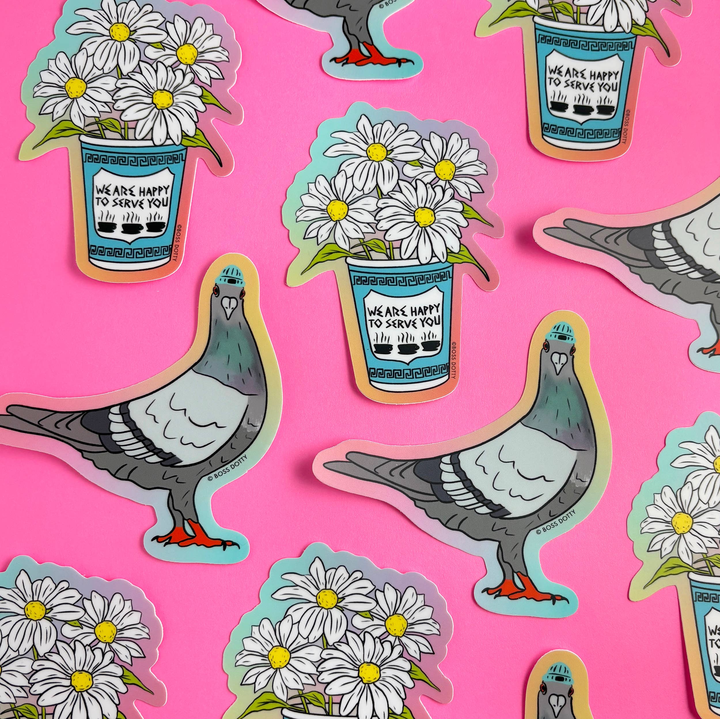 Boss Dotty Paper Co. - Wholesale Sticker - Bodega Flowers Sticker2