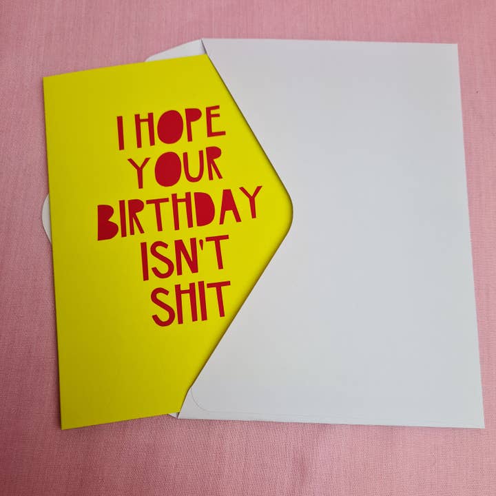 Shit birthday card for wholesale by JADEMUATDODD