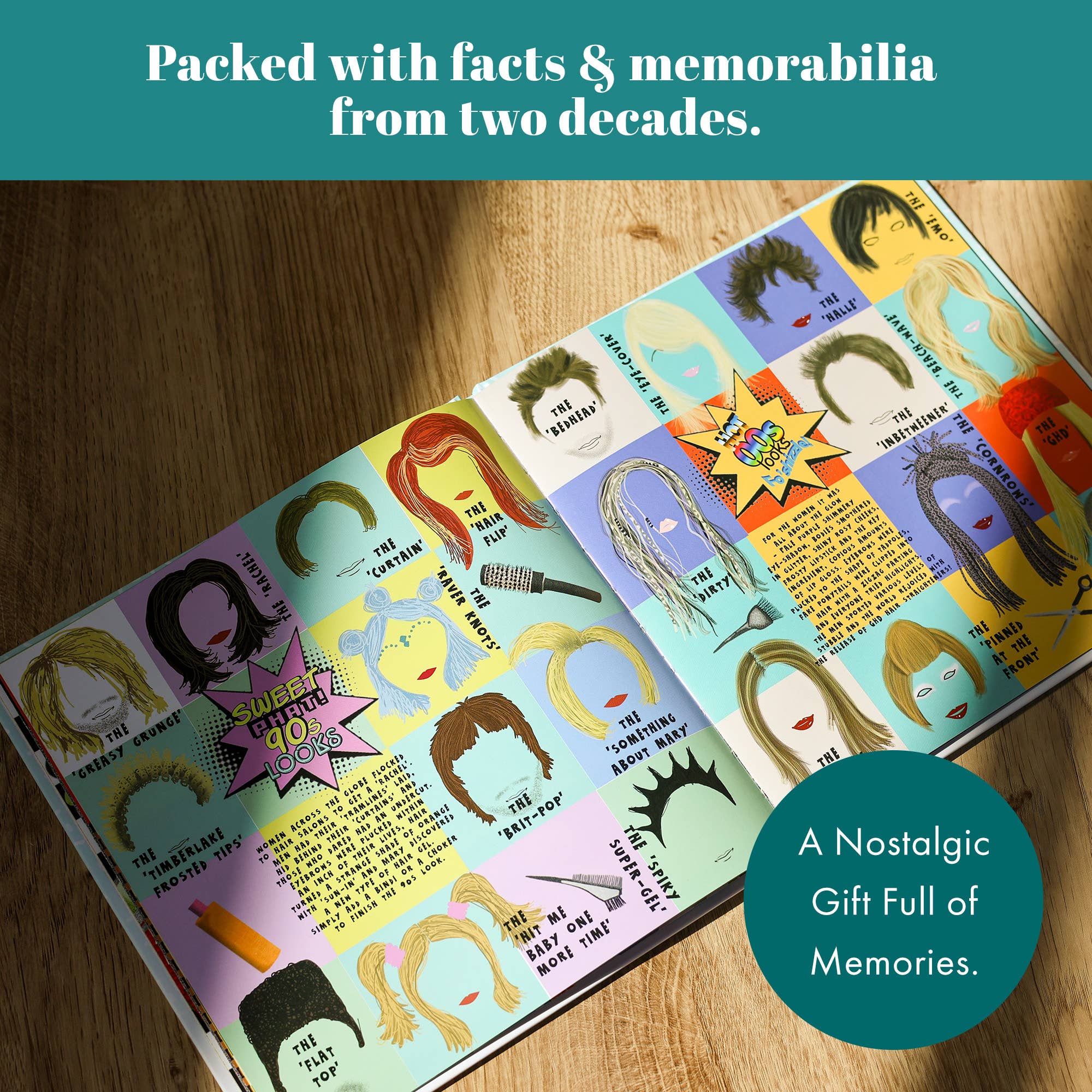 FROM YOU TO ME Gifts – wholesale Biography and memoir – Born In The 90s Memory Book | Nostalgic Keepsake Gift |2