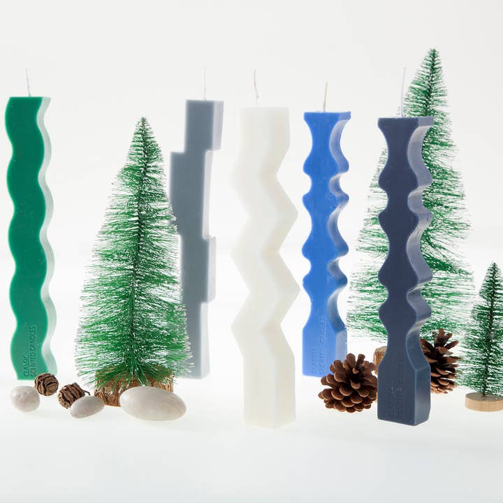 5 lys stearinlys -ferie soja vokslys - Home Decor Candle for engroshandel hos Carol Cao