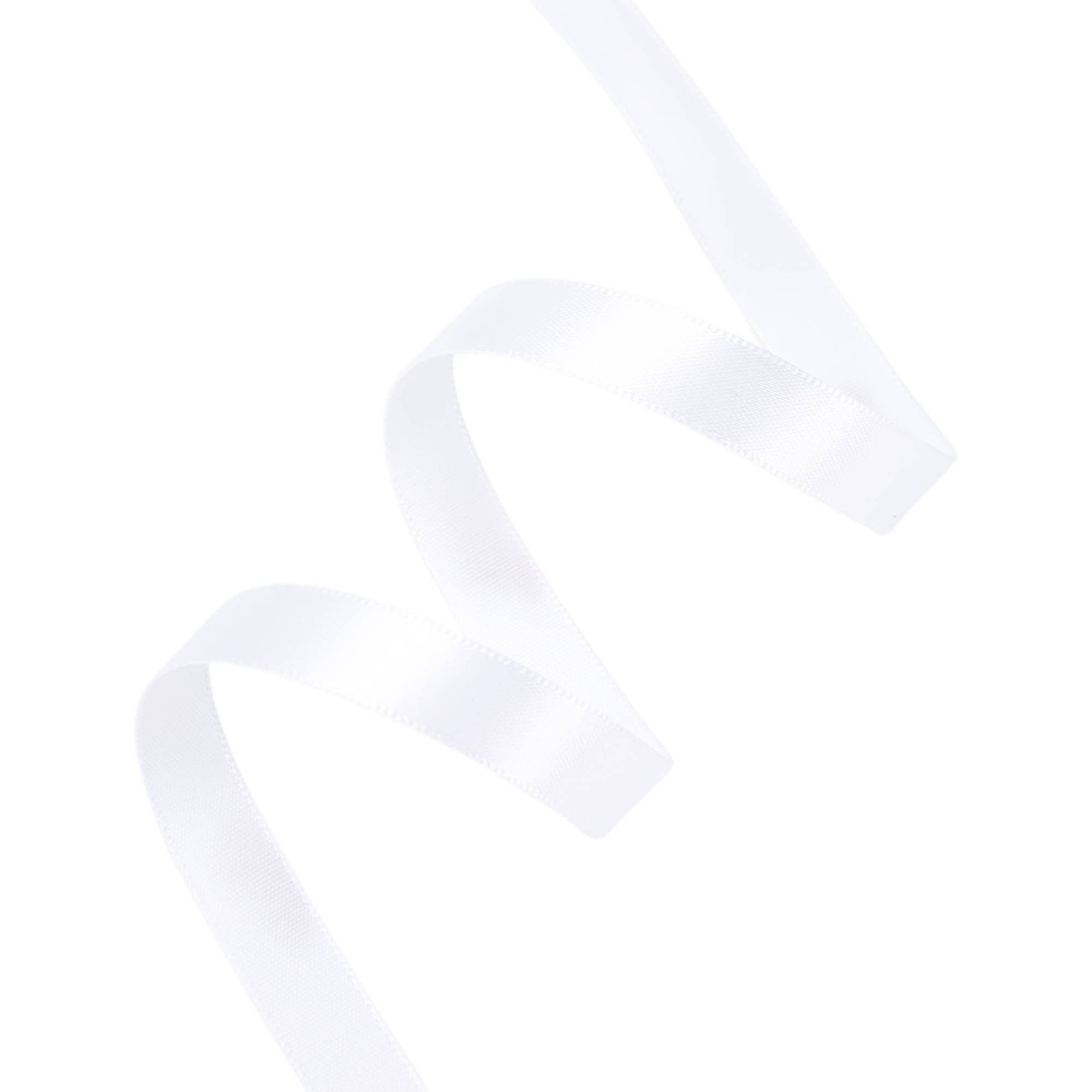 LA Ribbons Wholesale - Wholesale Ribbon - Gift Wrapping - Single Face Satin Ribbon | White (029)5