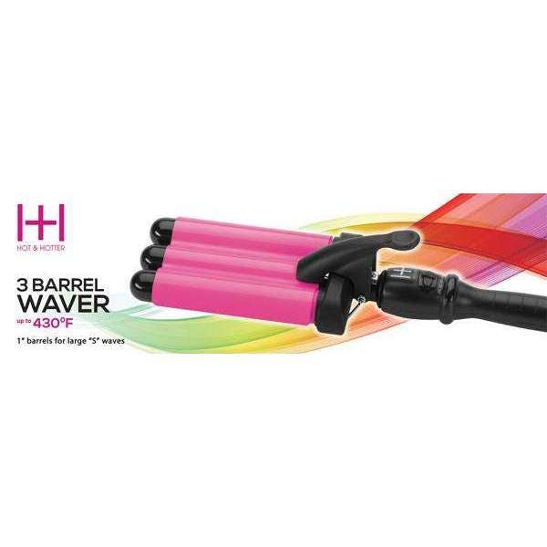 Annie International, Inc. - Wholesale Curling Iron/Wand - Hot & Hotter 3 Barrel Waver Curling Iron 1 Inch2