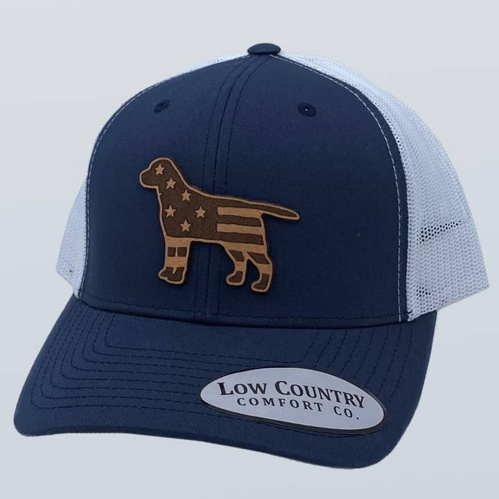 Parche de cuero con bandera de EE. UU. para venta al por mayor de Riverbed Threads