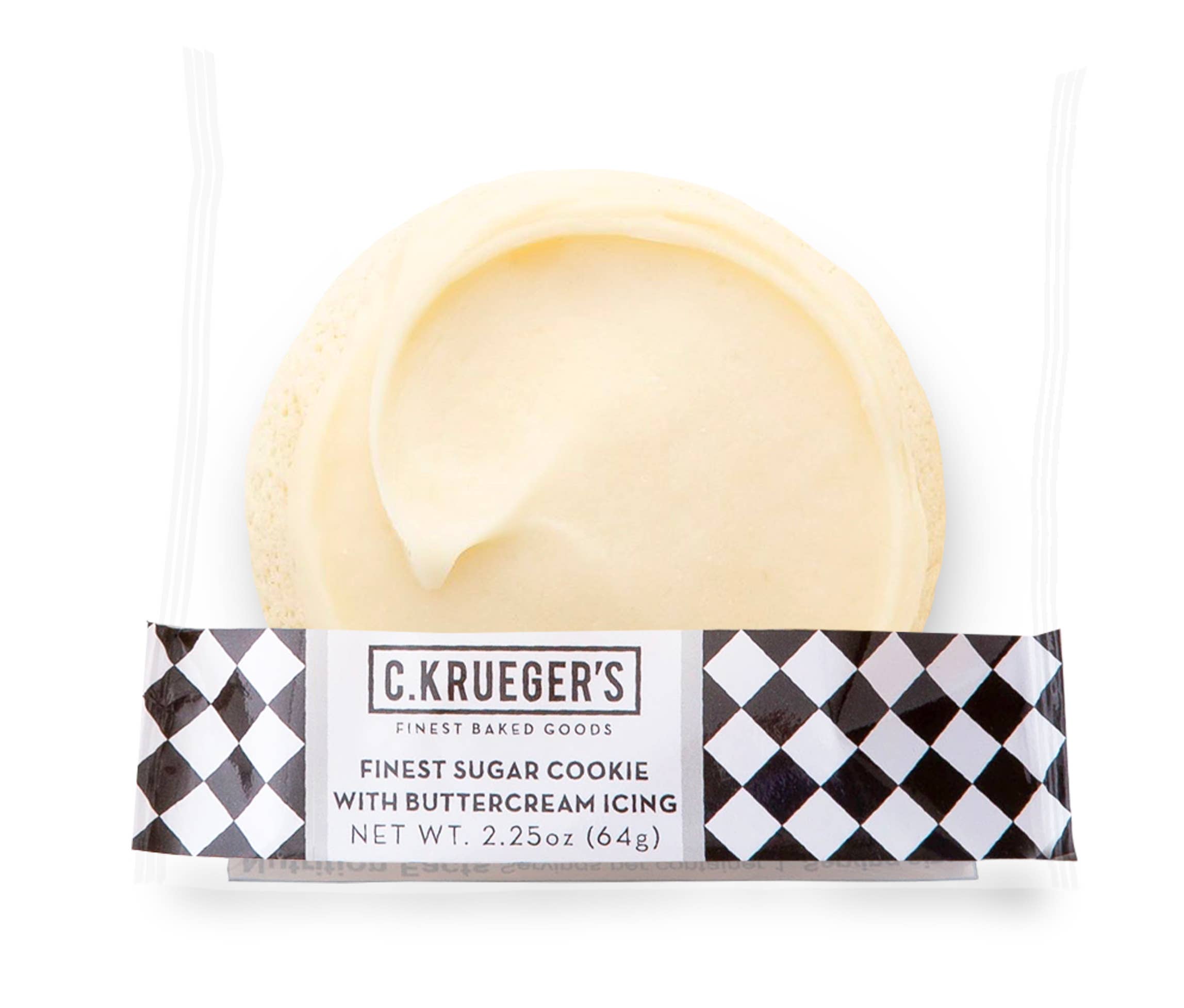 C. Krueger's – wholesale Biscuit – Sugar Cookie with Buttercream Icing 2.25oz1