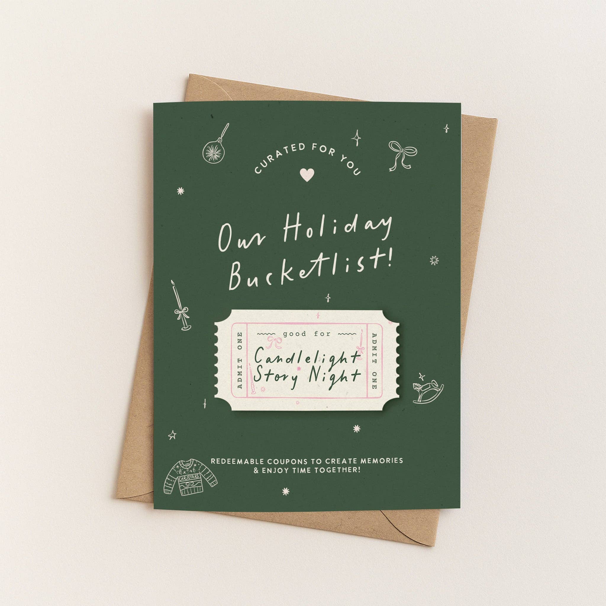 Curated for You Gifts - Wholesale Advent Calendar - Advent Calendar for Kids – Holiday Activity Coupons4