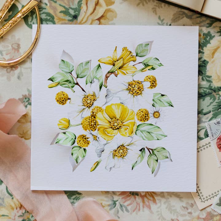 Bouquet Pop Out Floral Watercolour Greetings Card and other Purchase Wholesale evermade. Free Returns & Net 60 Terms on Faire trending on Faire.