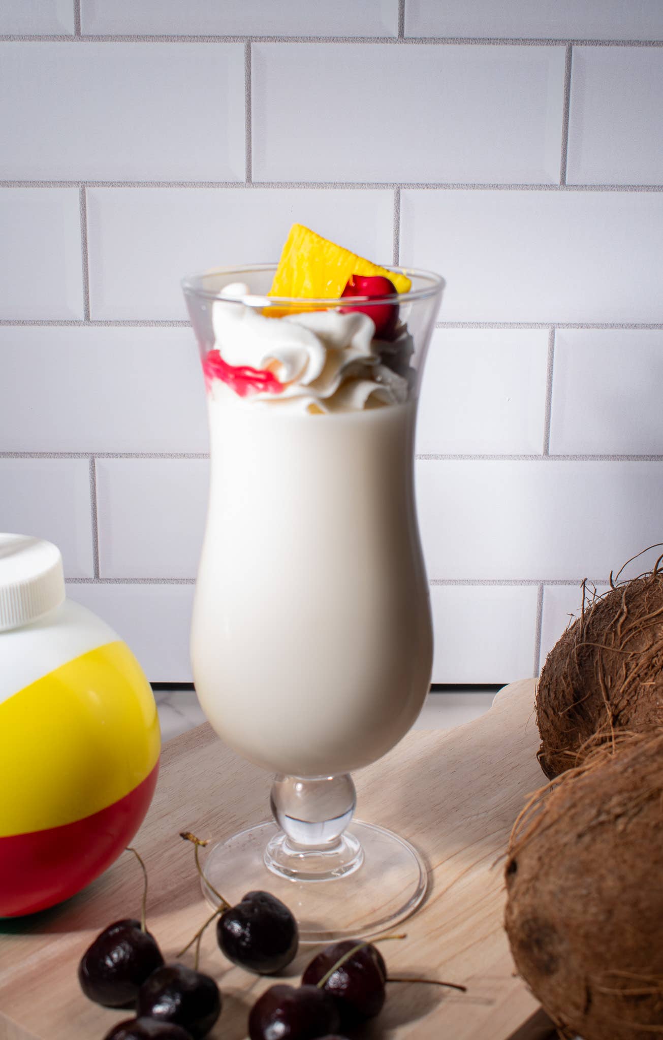 Pink Spruce - Wholesale Novelty Candle - Hand poured Pina Colada Candle 4