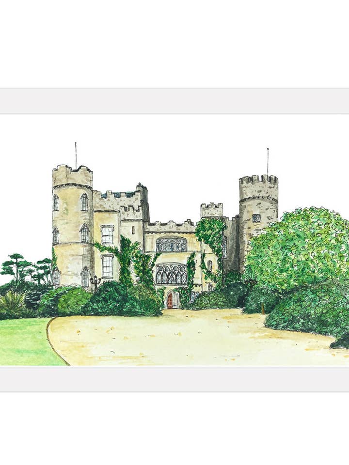 Stampa Malahide Castle per la vendita all'ingrosso da parte di Duck Blue®