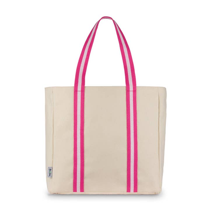 Pomegranate Hamptons Beach Tote for wholesale on Faire