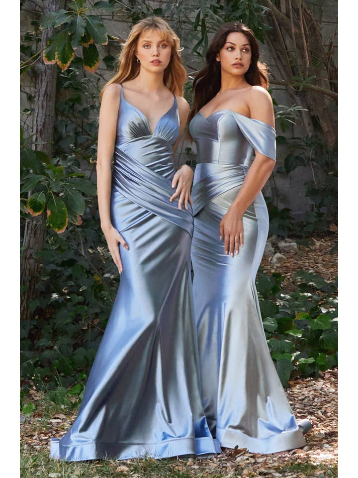 Ladivine by Cinderella Divine - Venta al por mayor Vestido de fiesta - Mujer - VESTIDO AJUSTADO DE SATÉN SIN TIRANTES