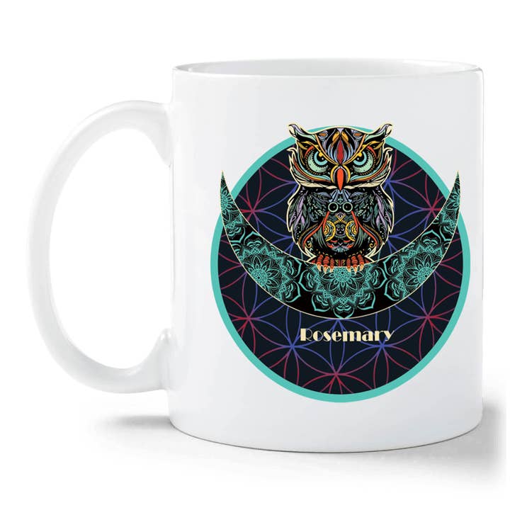 Ceramic Mug: Wandering Owl for wholesale by Sam and Zoey