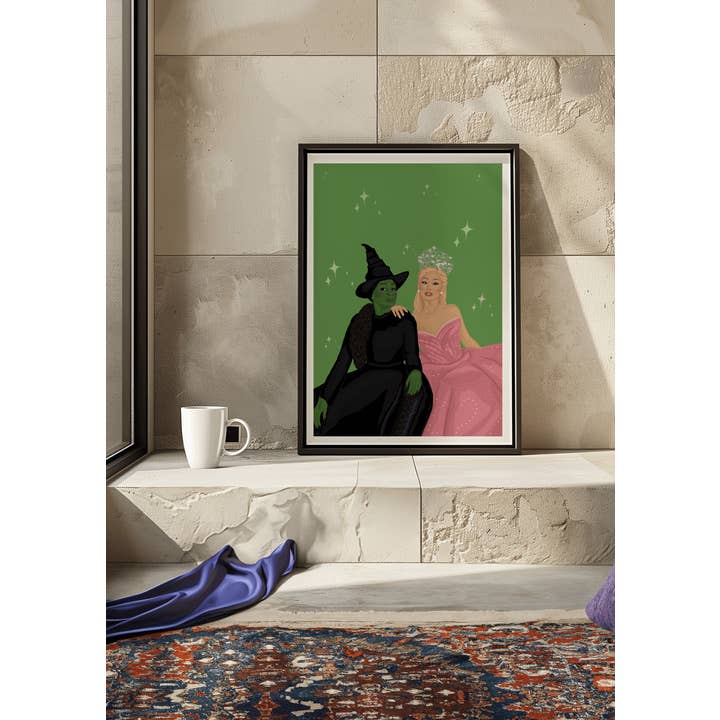 by Rosybum - Wholesale Art Print - Wicked Movie Inspired Art Print - West End Broadway Gift