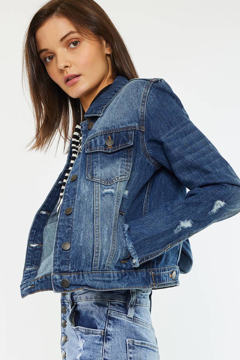 Nature Denim - Wholesale Denim Jacket - Women's - NT2097DD3