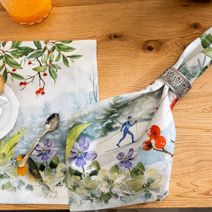 The Napking - Wholesale Dinner & Cloth Napkin - Set of 4 Napkins "Beaumont" 100% Made in Italy1