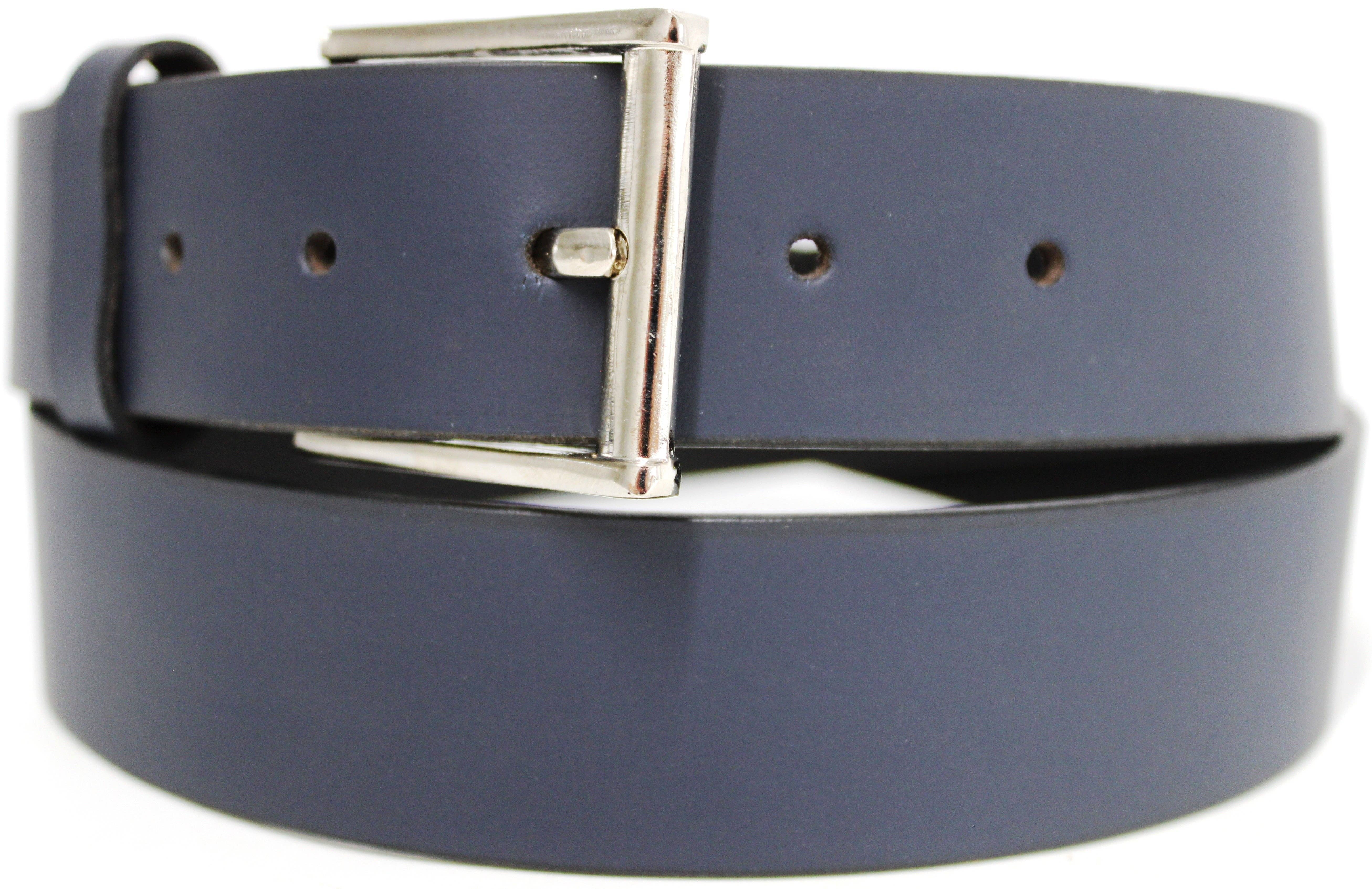 hide & chic – wholesale Belt – Women's – Genuine Full Grain Leather Belt. Colour: Navy.1