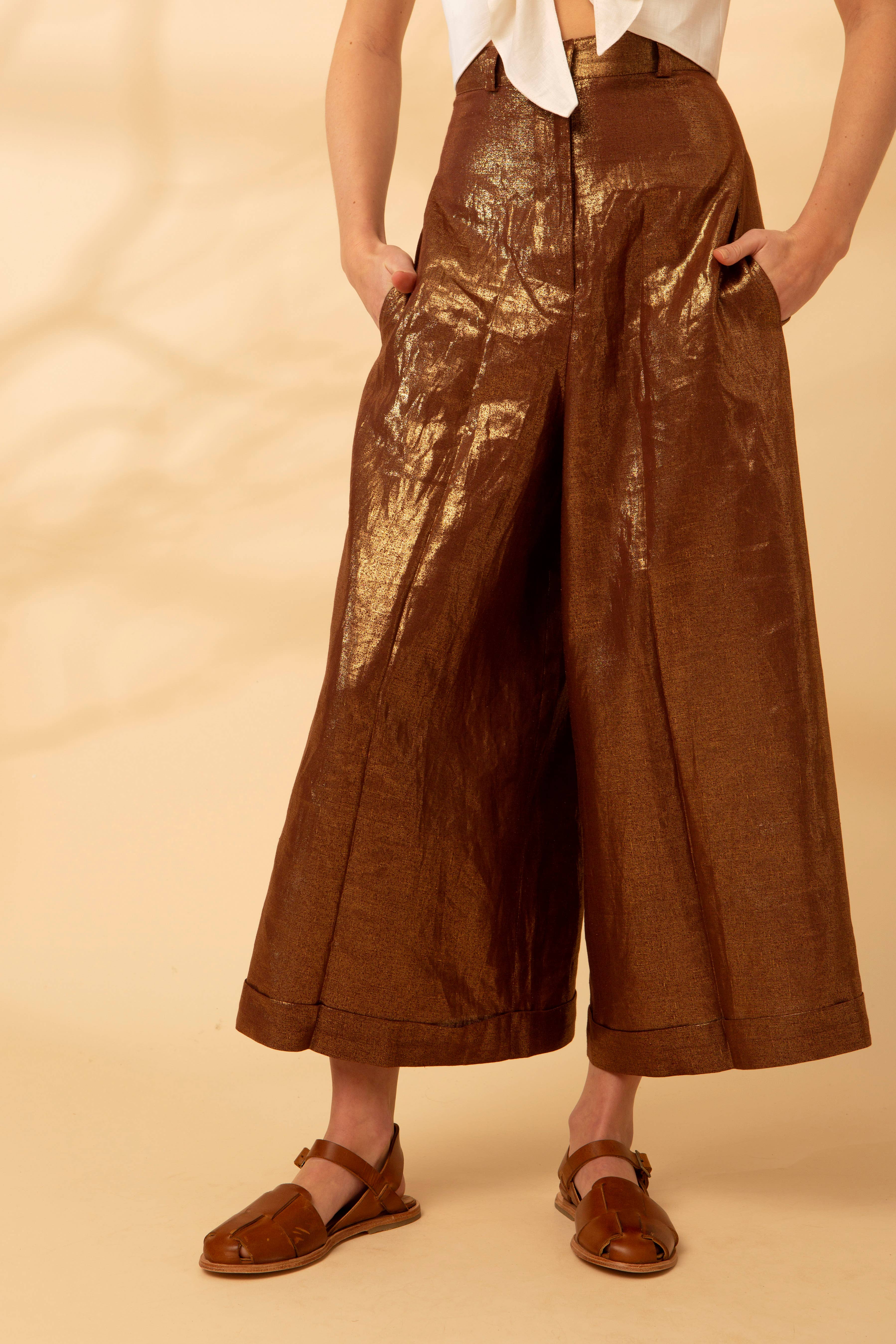 SAVIA – wholesale Byxor - Dam – ELEFANT LUREX BYXA1