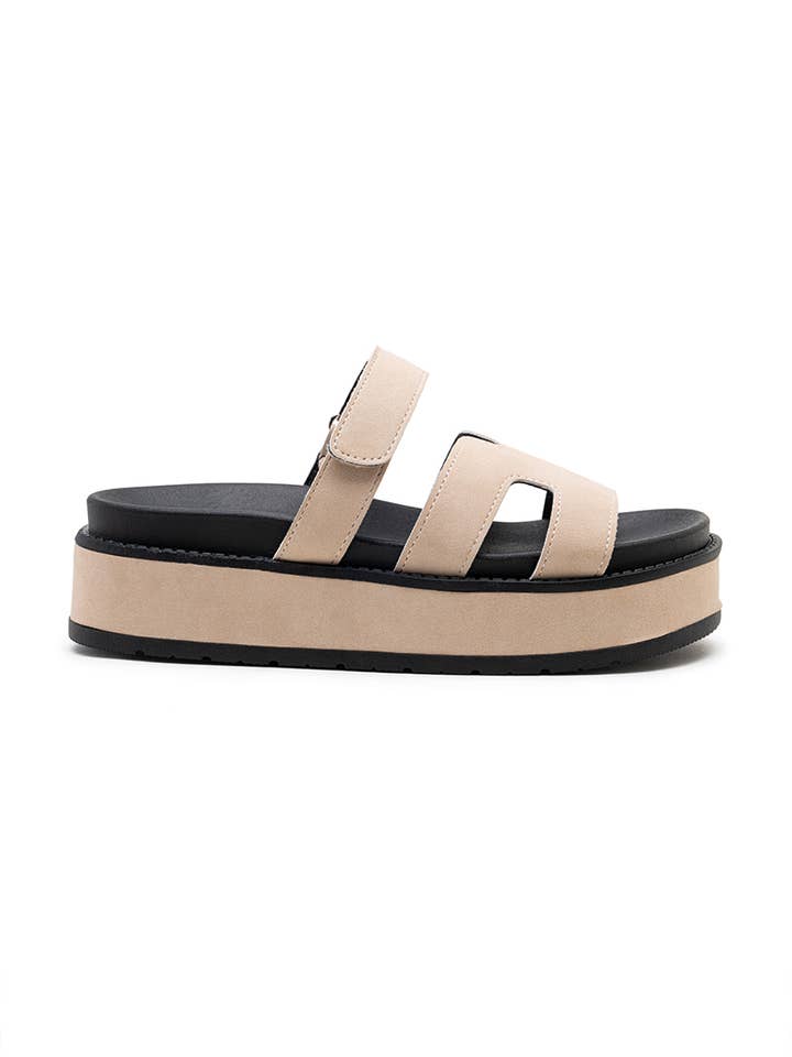 LADY GLORY - Wholesale Sandals - Women's - Suede platform sandals