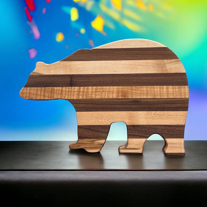 OURS (MAMMA) PLANCHE MOYENNE DE CHARCUTERIE/DÉCOUPE/SERVICE pour la vente par TG Designs