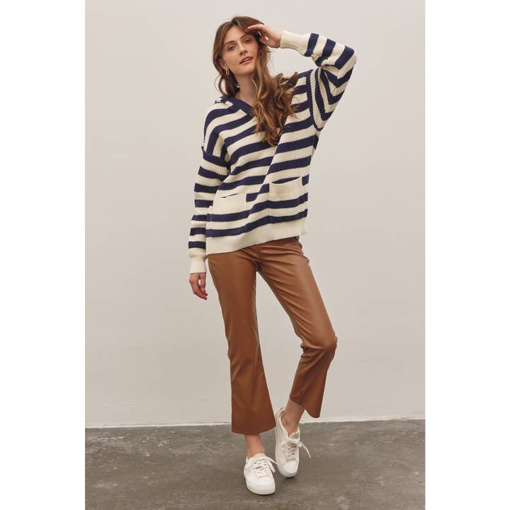 in february - Wholesale Pants - Women's - STRETCHY VEGAN LEATHER FLARE CROPPED PANTS