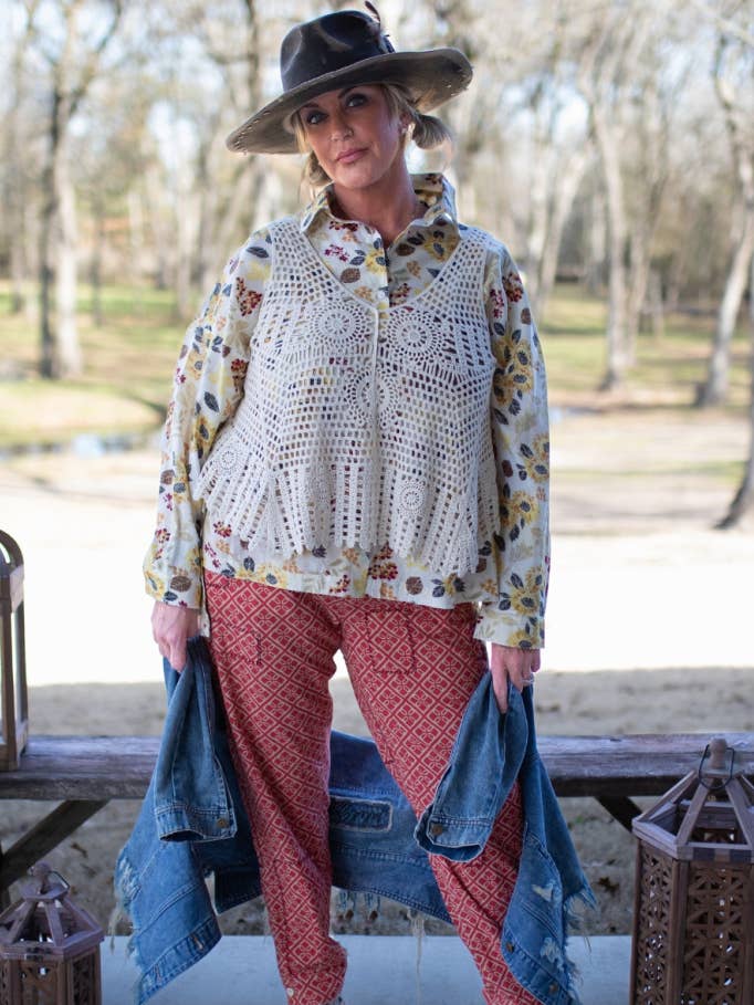 Pantalones Traveler - Diamond Dreams para venta al por mayor de Jaded Gypsy