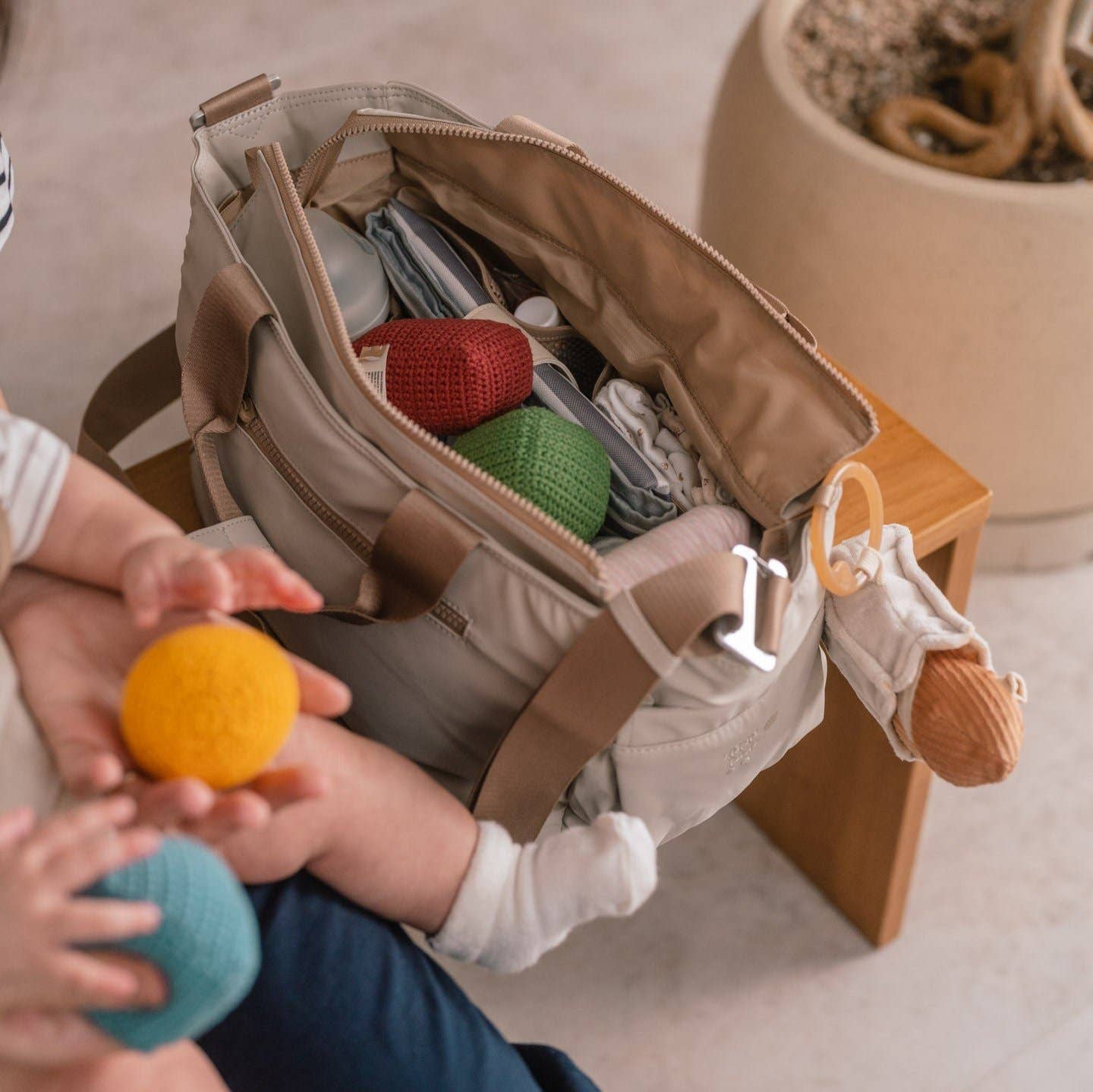 Little Lamb Kind - Vente Sac à langer – bébé - Sac à langer MARSU crème6