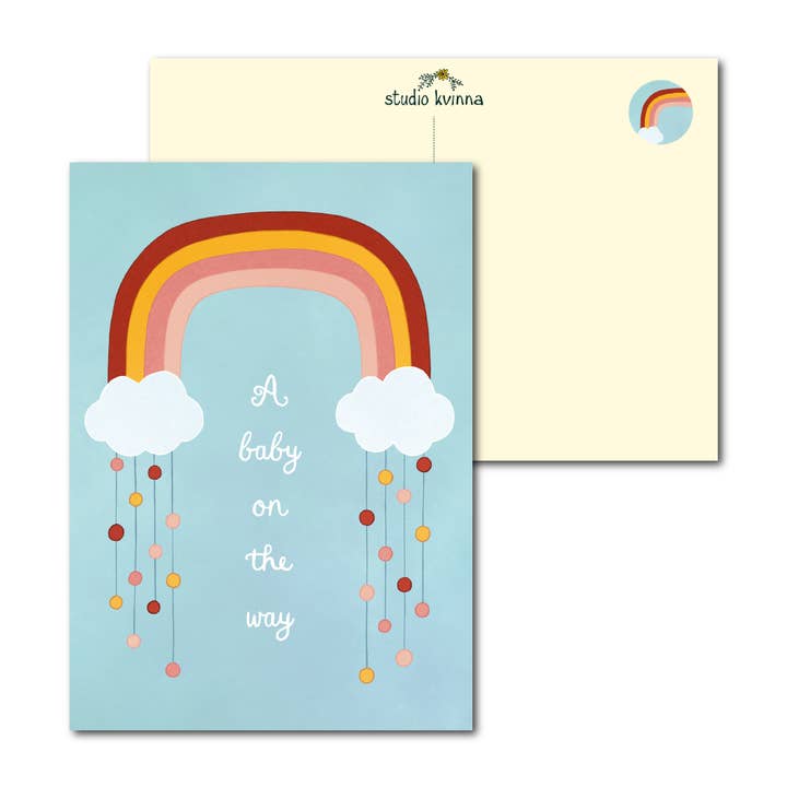 Kleines Wunder unterwegs Regenbogen | Karte für den Großhandel von Studio Kvinna