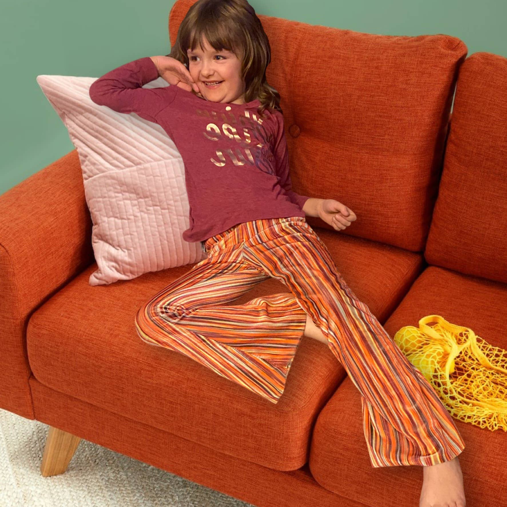 The Design Chambers - Vendita all'ingrosso Pantaloni - Bambini - Sunny Days - Pantaloni a campana in velluto a righe, per bambini e ragazzi1