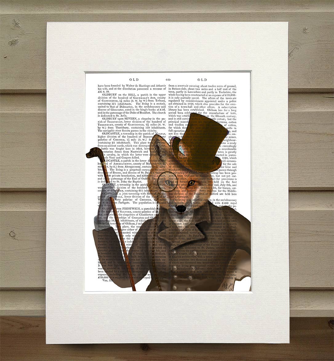 FabFunky Ltd - Wholesale Art Print - The Bounder, Fox Book Print / Art Print / Wall Art0