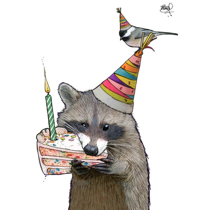 Shawn Braley Illustration - Wholesale Birthday Card - Birthday Bite #216 - vertical