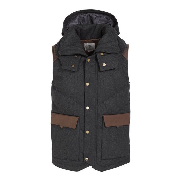 Alpine Hooded Vest for wholesale by Alps & Meters