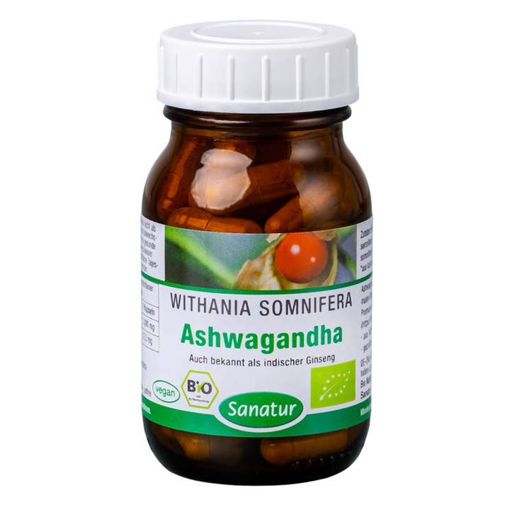 Sanatur GmbH – wholesale Oral supplement/vitamin – Ashwagandha, 60 capsules, organic, WITHANIA SOMNIFERA