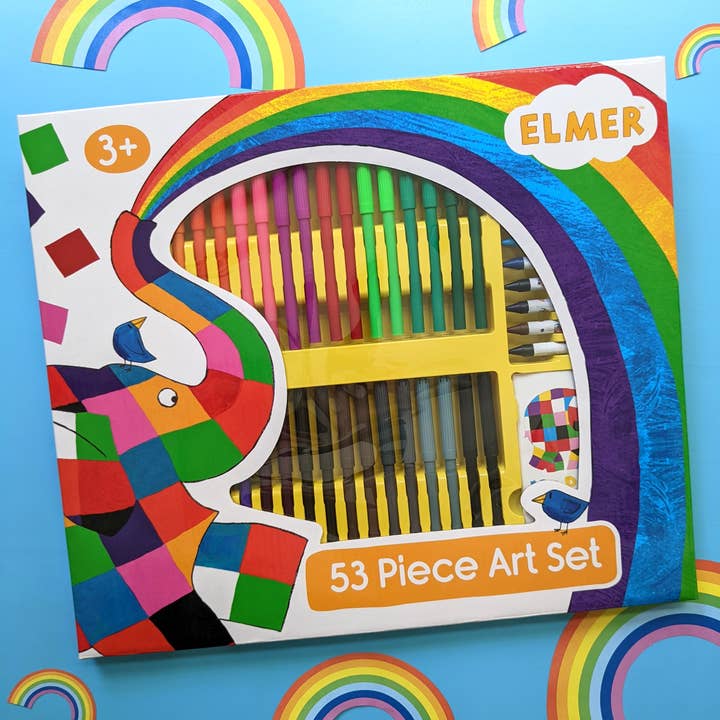 Robert Frederick Ltd - Wholesale Art Set - Kids & Baby - Elmer 53 Piece Art Set