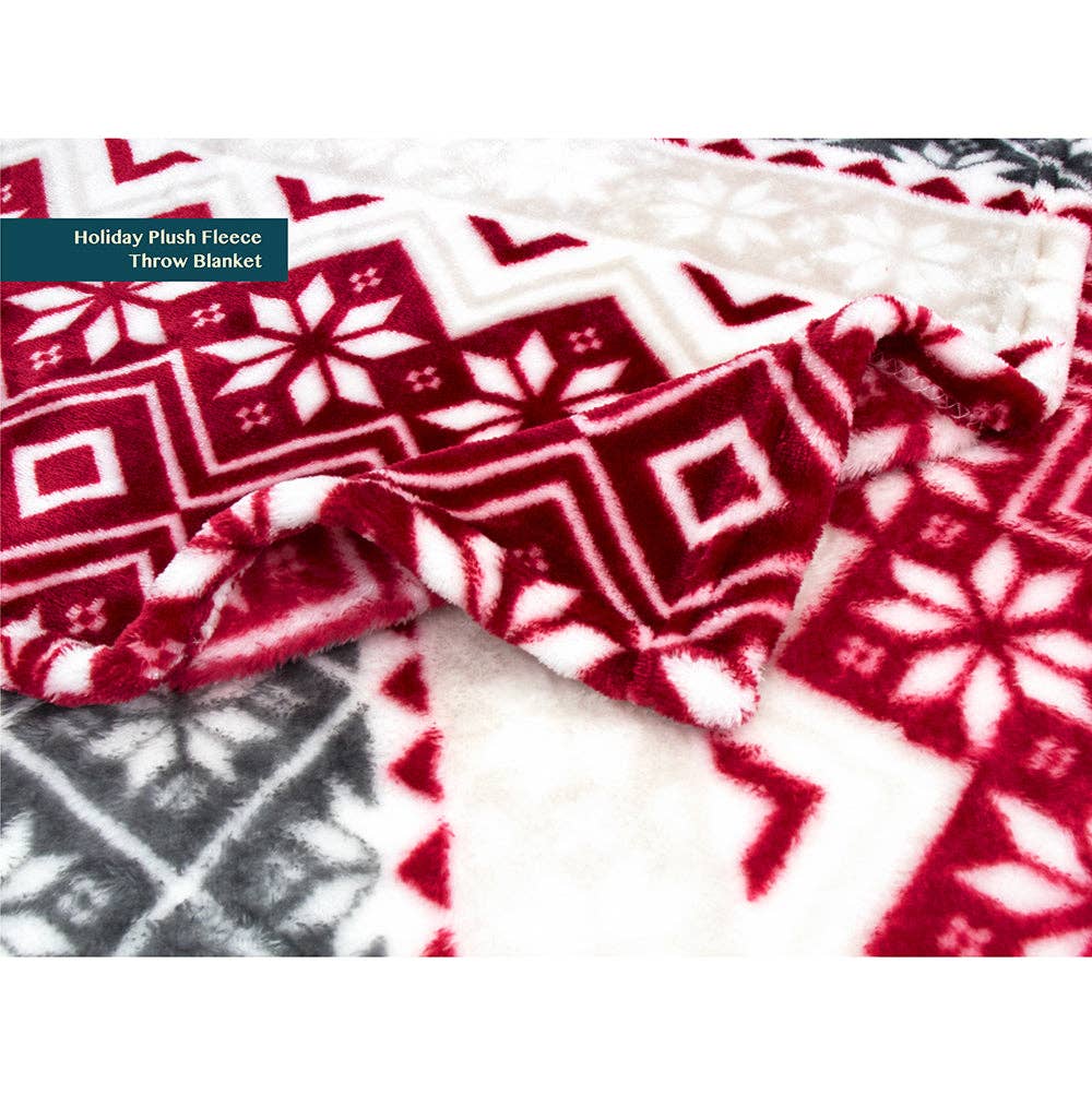 Pavilia – wholesale Prydnadsfilt – Pavilia julfleecefilt med säsongsmotiv26