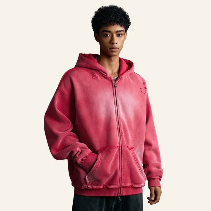 Heren Vintage Streetwear Jas voor wholesale door particleactive