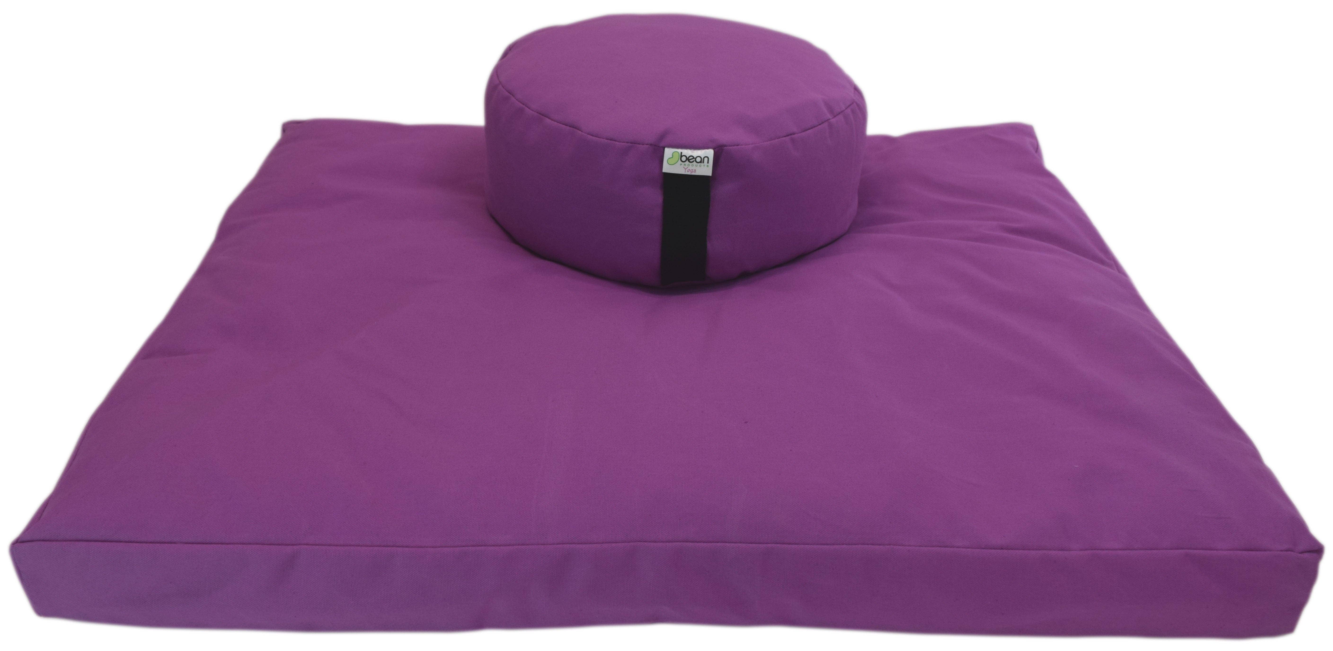 Bean Products - Wholesale Meditation Supplies - Zafu + Zabuton Meditation Cushion Set - Cotton ..Made in USA12