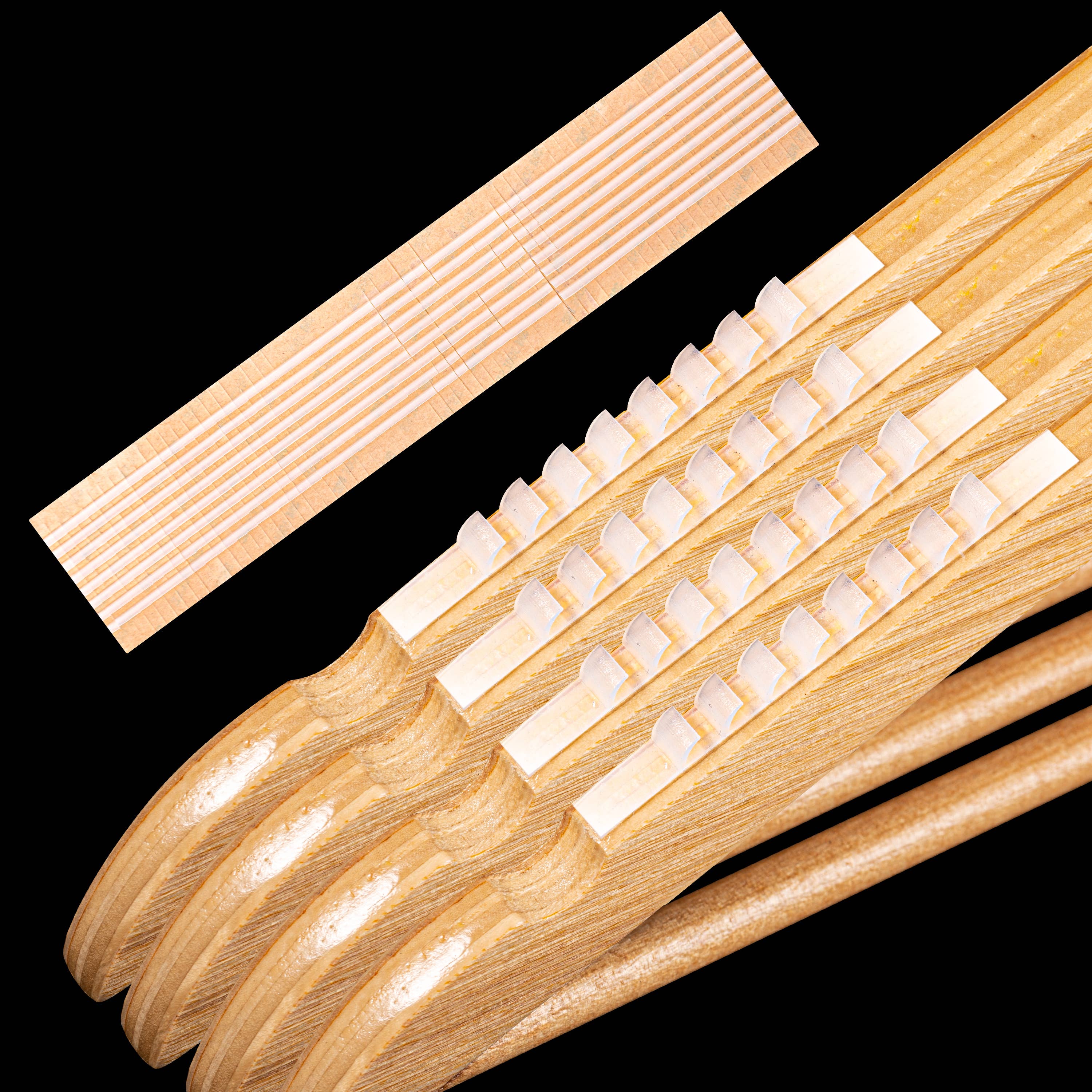 Quality Hangers - Venta al por mayor Percha para la ropa - 1000 piezas de agarres antideslizantes para perchas de madera7