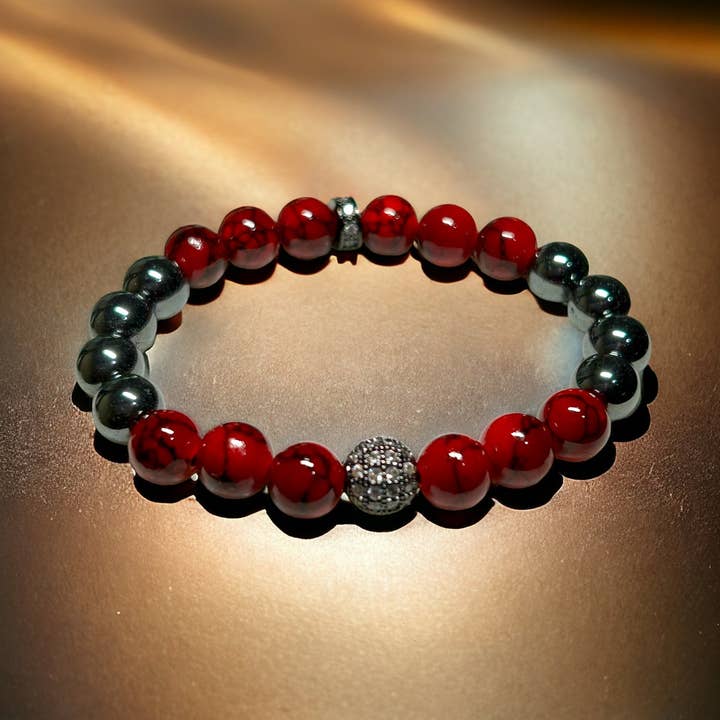 Dark Red Quartz for wholesale by Supr Nova Wrists