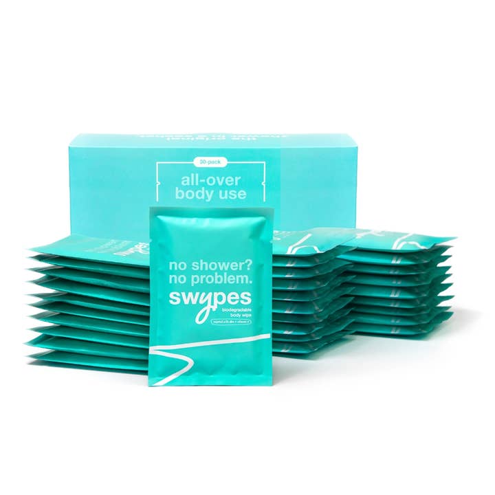 Swypes Body Wipes Sweat-Removing 100% Biodegradable —30 Pack and other Purchase wholesale flushable wet wipes. Free returns & net 60 terms on Faire trending on Faire.