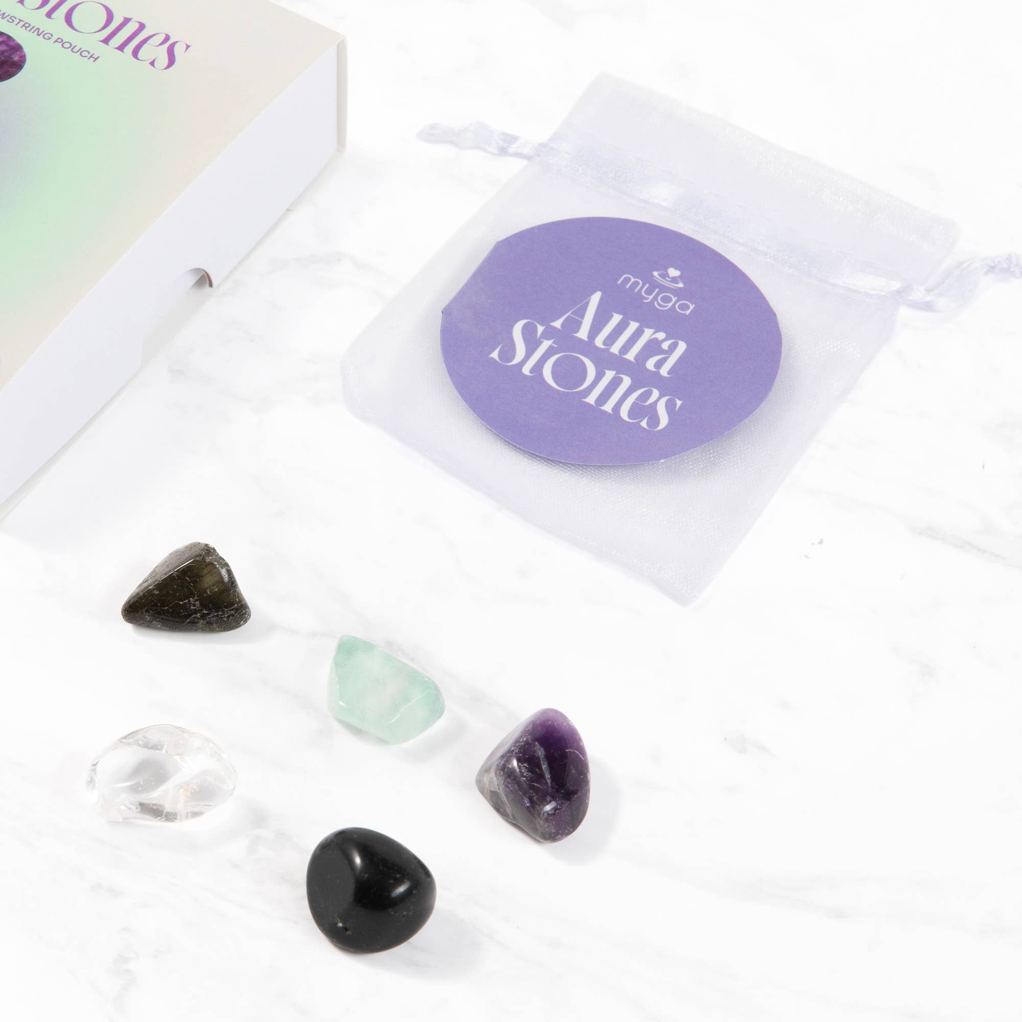 Myga - Wholesale Spiritual Stone/Crystal - Myga Wellbeing Crystal Collection - Display 24 Units6