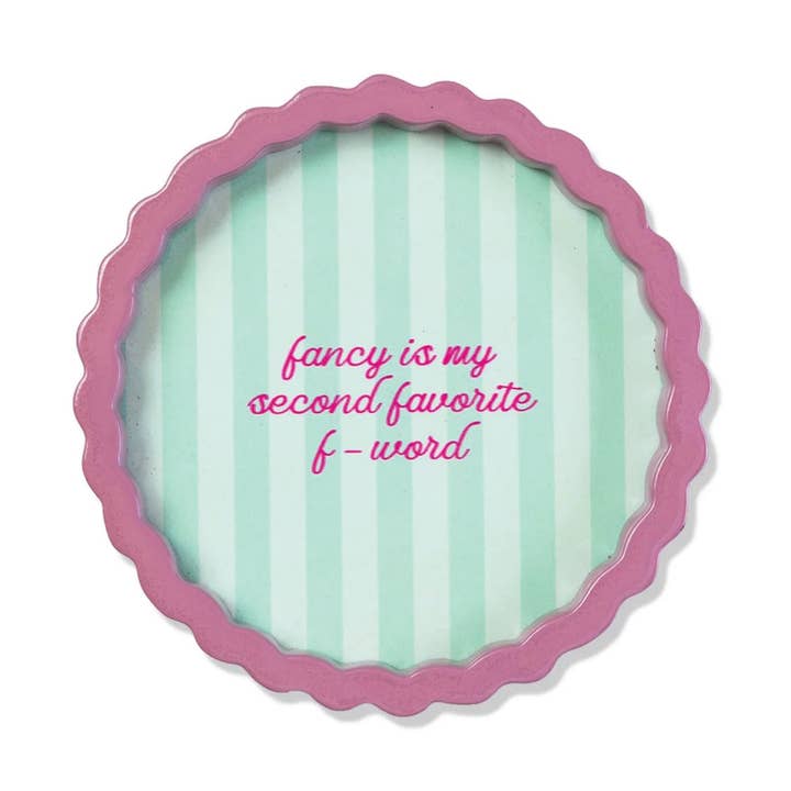 Fancy Small Lacquer Tray for wholesale by Furbish Studio