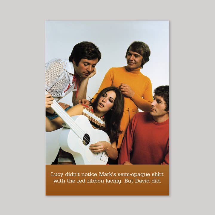 Red Ribbon Lacing Greeting Card for wholesale by Icon