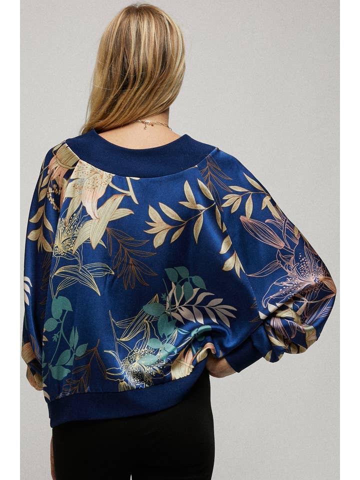 FLÅDE Langærmet Vendbar Batwing top for engroshandel på Faire3