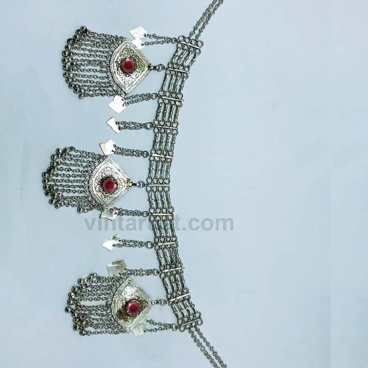 vintarust - Wholesale Belt - Women's - Tribal Boho Belly Chain, Afghan Kuchi Belly Dance Belt1