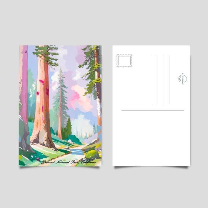 Redwood National Park Postcard for wholesale by Across Our Land