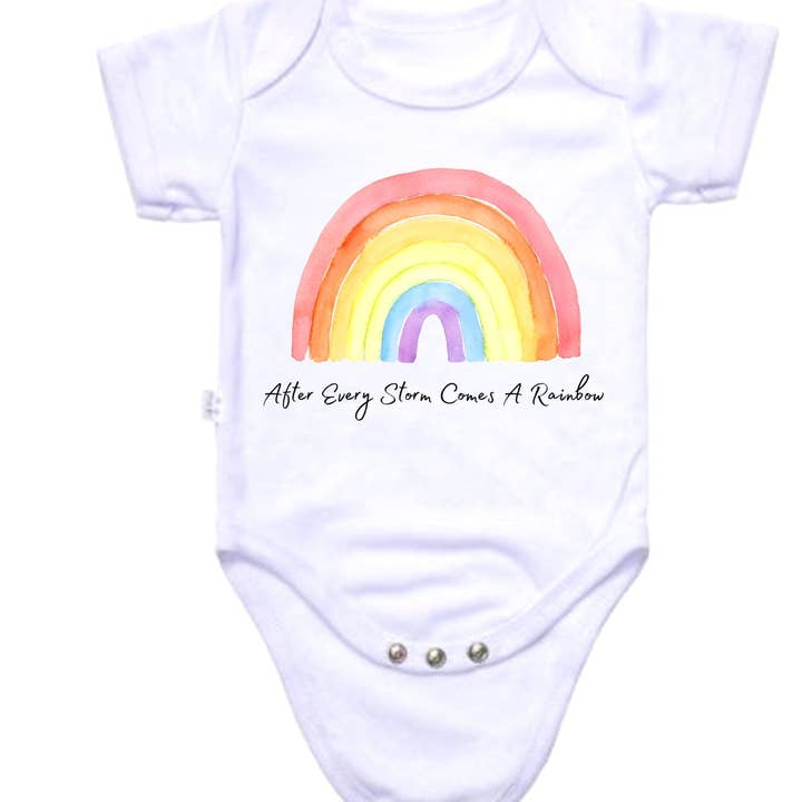 After every storm comes a rainbow - baby bodysuit vest for wholesale by Islys wonders