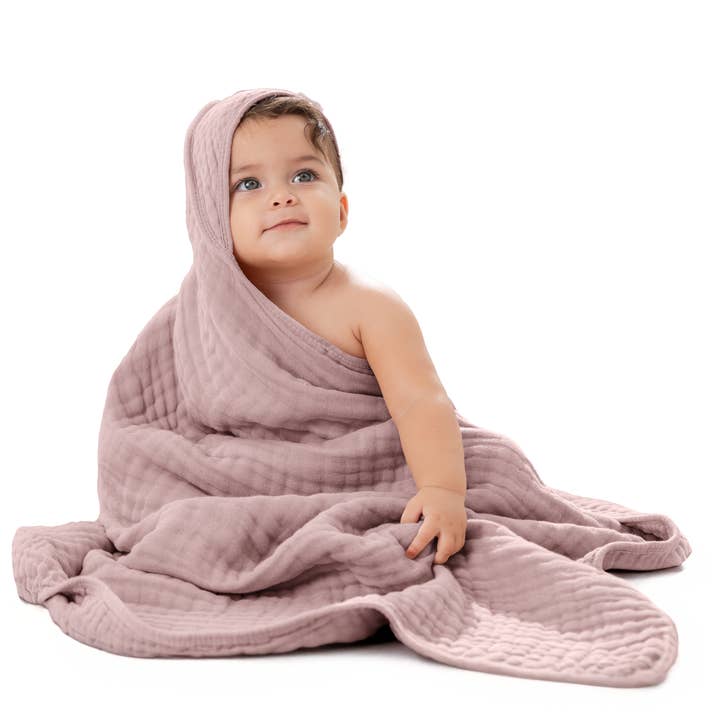 Comfy Cubs - Wholesale Hooded towel – Child & baby - Hooded Baby Towel, 6 Layer 100% Muslin Cotton by Comfy Cubs71