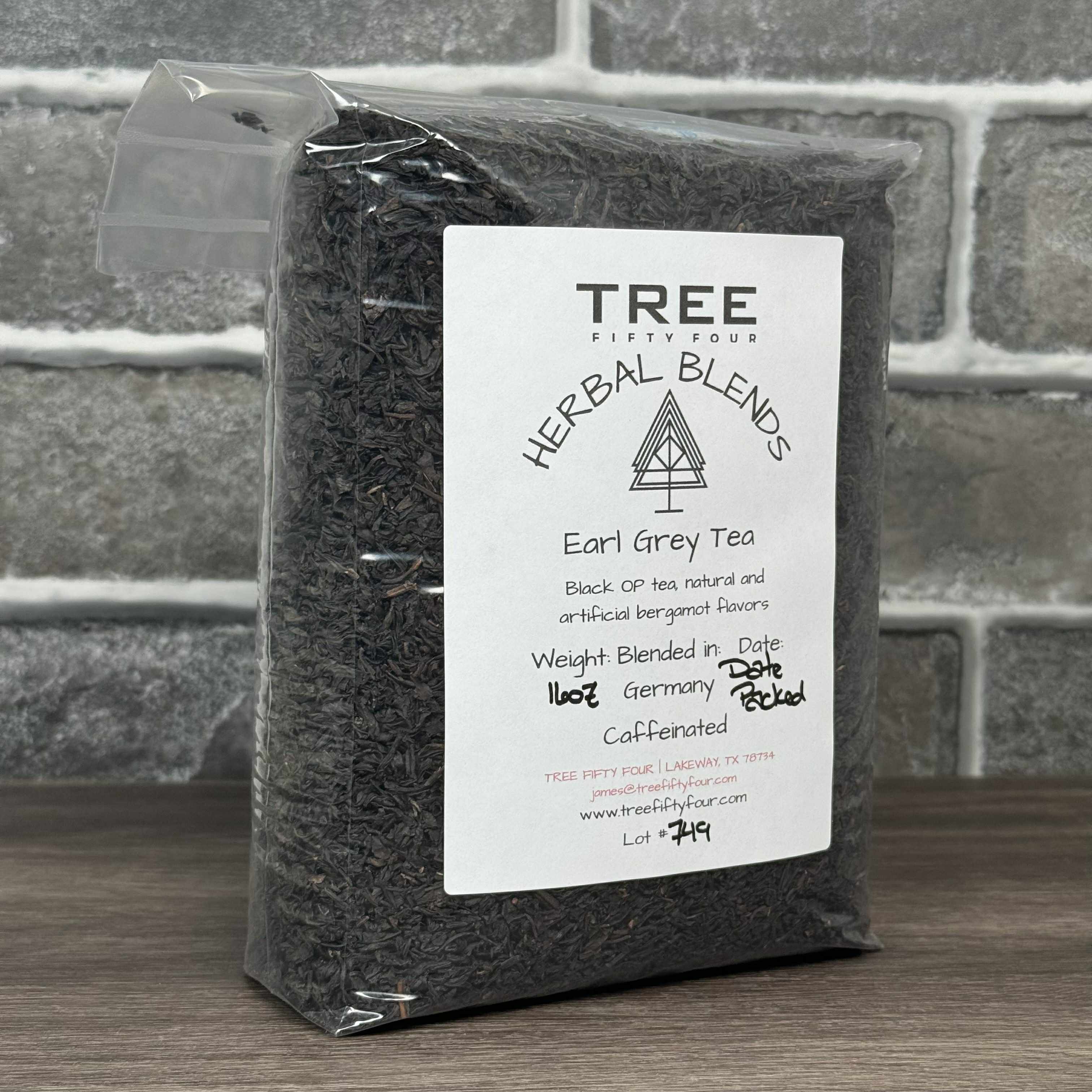 Tree Fifty Four - Wholesale Loose tea - Earl Grey Tea | 2oz - 1 KG | Bulk Tea2