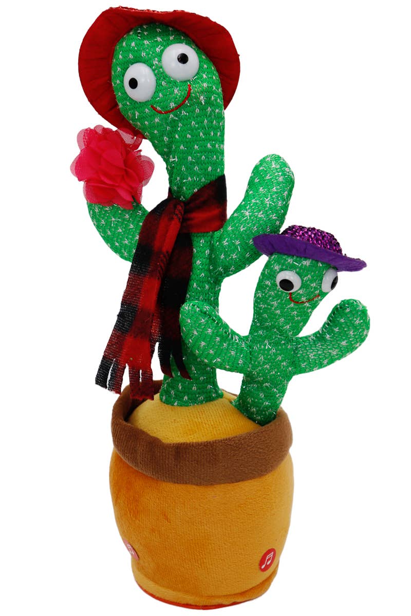 Cap Zone - Vente Peluche – enfant et bébé - Jouet imitant le son Double Fiesta Sombrero Cactus8