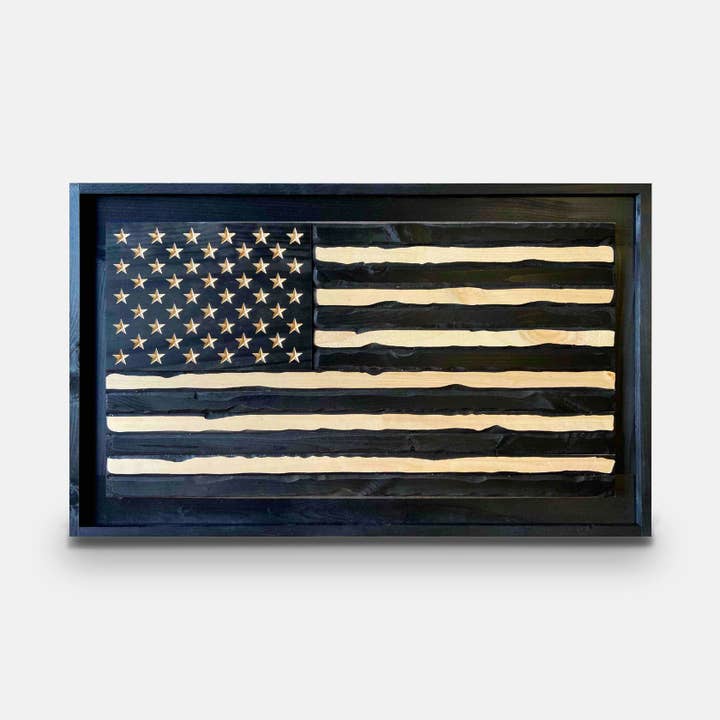 Homefront Old Glory Flag - Subdued (black/white) for wholesale by Flags of Valor